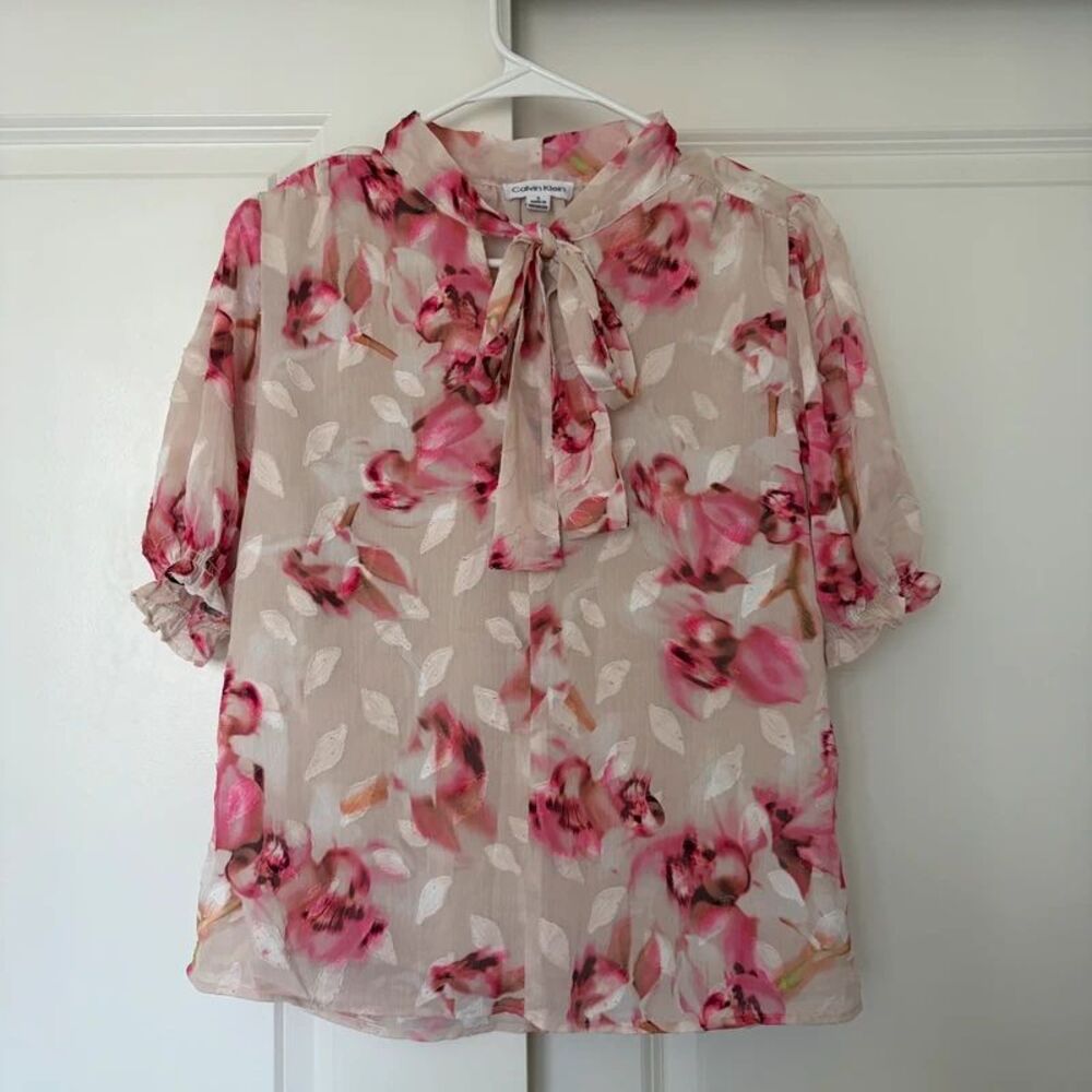 CK Floral Blouse